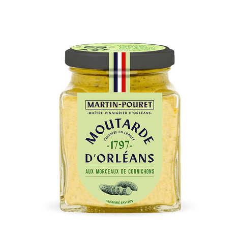 Moutarde d'Orléans aux Morceaux de cornichons croquants - Pot de 200g