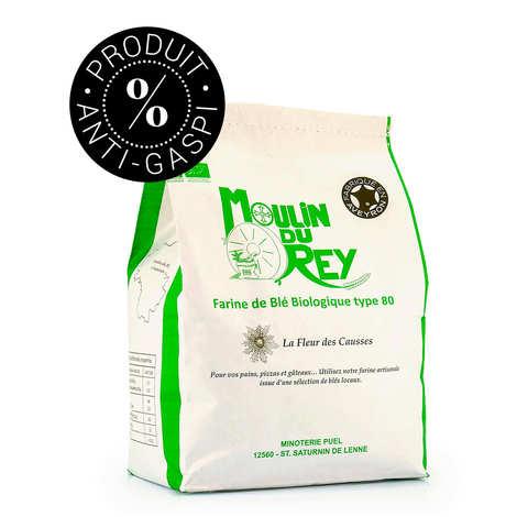Farine de blé Fleur des Causses bio T80 - Offre antigaspi DDM 04/2025 - Sac de 5kg