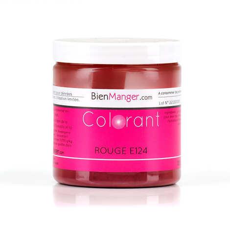 Colorant alimentaire rouge E124 - Poudre hydrosoluble - Pot 100g