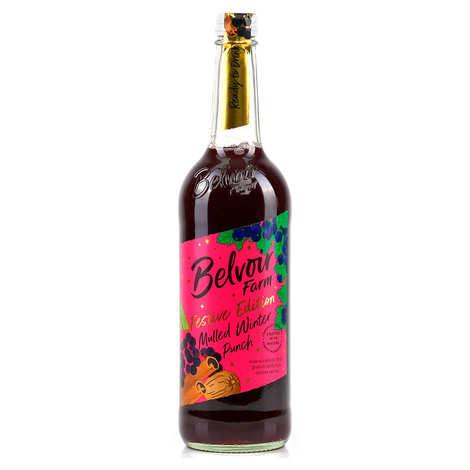 Belvoir Mulled Winter Punch - Boisson sans alcool aux épices de Noël - Bouteille de 75cl