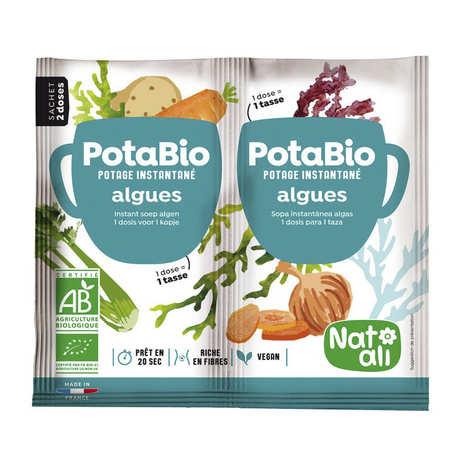 Potabio aux algues - potage instantané bio - 2 sachets de 8.5g
