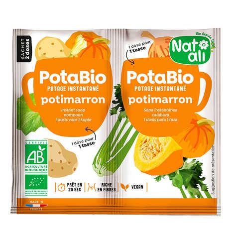 Potabio potimarron - potage instantané bio - 2 sachets de 8.5g
