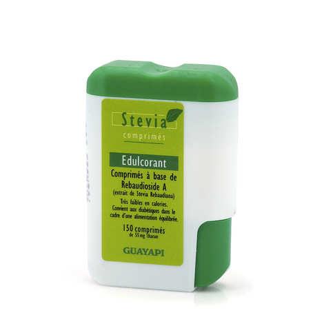 Edulcorant en comprimés à base de stévia blanche (extrait de stevia) - Boite distributrice 150 comprimés (8,25g)